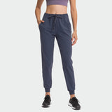 The Stretcher Ankle-Tied Cropped Fitness Pants